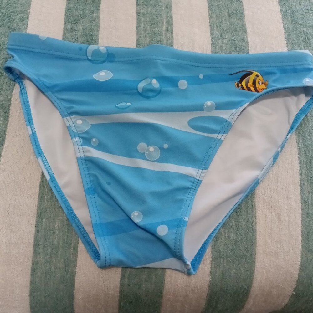 NWOT AUSSIE BUM SWIM BRIEF, OCEAN BLUE, SIZE "S" (30"-32")